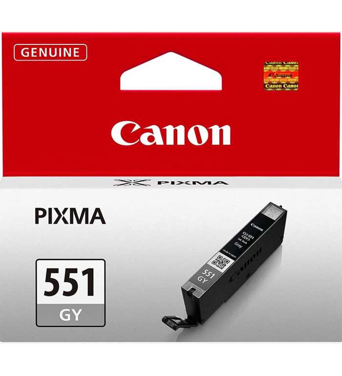 Canon CLI-551GY Gris Cartouche encre d'origine Canon CLI-551GY Gris Cartouche encre d'origine