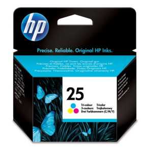 HP 25 Couleur Cartouche d'encre d'origine