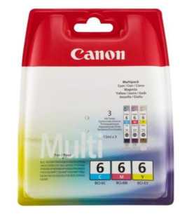 Canon BCI-6 Couleur Pack de 3 Cartouches d'encre d'origine