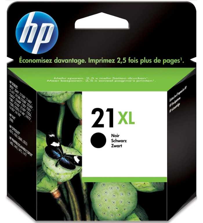 HP 21XL Noir Cartouche d'encre d'origine - C9351CE HP 21XL Noir Cartouche d'encre d'origine - C9351CE