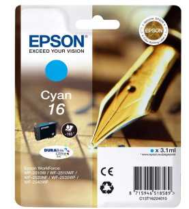 Epson 16 Cyan Stylo Plume Cartouche d'encre d'origine