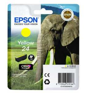 Epson 24 Jaune Éléphant Cartouche d'encre d'origine