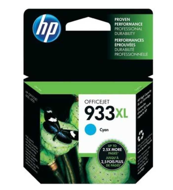 HP 933XL Cyan Cartouche d'encre d'origine HP 933XL Cyan Cartouche d'encre d'origine
