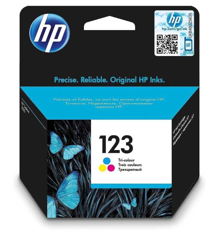 HP 123 Couleur Cartouche d'encre d'origine - F6V16AE HP 123 Couleur Cartouche d'encre d'origine - F6V16AE