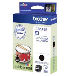 Brother LC22UBK XL Noir Cartouche d'encre d'origine