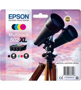 Epson 502XL Noir couleur Jumelles Multipack de 4 Cartouches d'encre d'origine