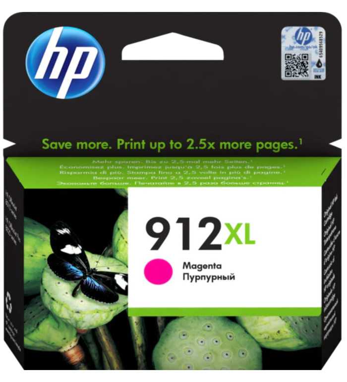 HP 912XL Magenta Cartouche d'encre d'origine HP 912XL Magenta Cartouche d'encre d'origine
