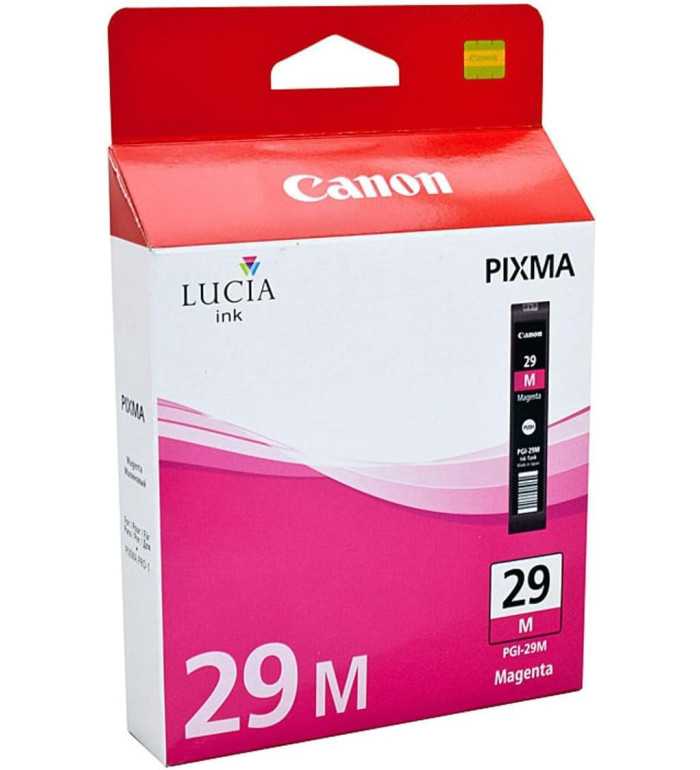 Canon PGI-29M Magenta Cartouche d'encre d'origine Canon PGI-29M Magenta Cartouche d'encre d'origine