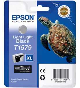Epson T1579 Gris clair Tortue Cartouche d'encre d'origine