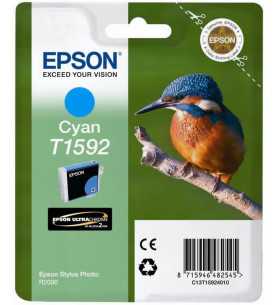 Epson T1592 Cyan Martin pêcheur Cartouche d'encre d'origine