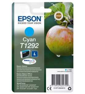 Epson T1292 Cyan Pomme Cartouche d'encre d'origine