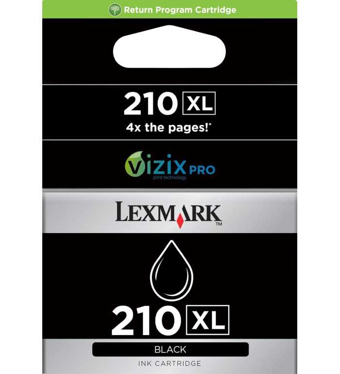 Lexmark 210XL Noir Cartouche d'encre d'origine