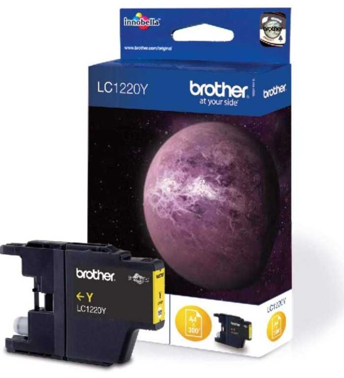 Brother LC1220Y Jaune Cartouche d'encre d'origine