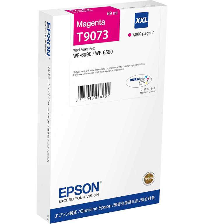 EPSON T9073 XXL Magenta Cartouche d'encre d'origine