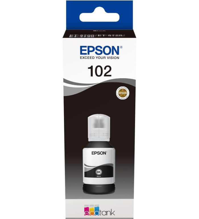 Epson 102 Noir d'origine – Encres pas chères