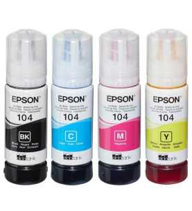 Epson 104 Noir & Couleur d'origine – Encres pas chères