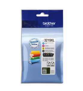 Brother LC3219XL (Noir, Cyan, Magenta, Jaune) — Pack 4 cartouches d'encre d'origine