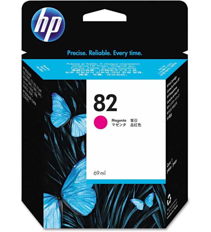 HP 82 Magenta Cartouche d'encre d'origine - C4912A