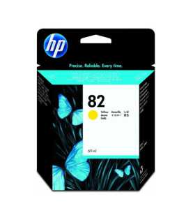 HP 82 Jaune Cartouche d'encre d'origine - C4913A