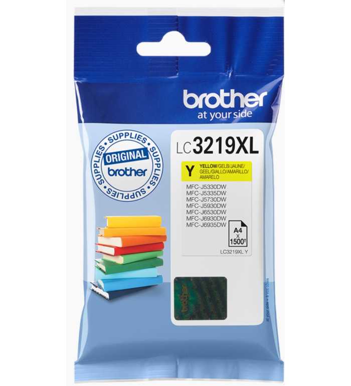 Brother LC3219XL-Y Jaune Cartouche d'encre d'origine