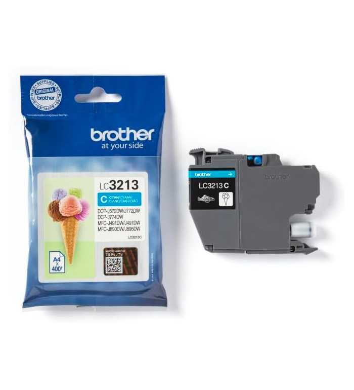 Brother LC3213C Cyan Cartouche d'encre d'origine