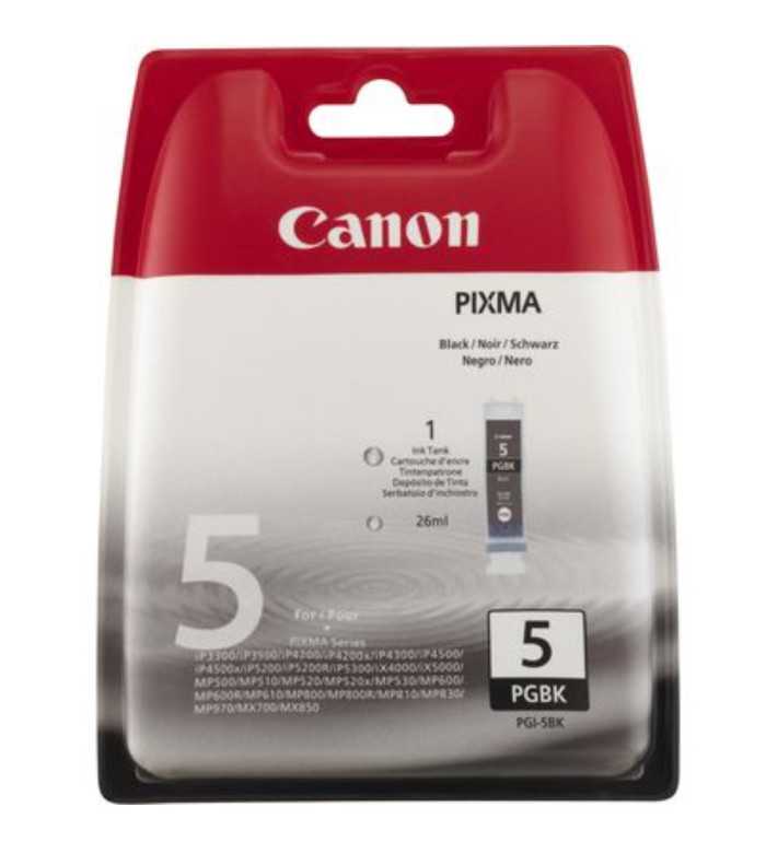 Canon PGI-5BK Noir Cartouche d'encre d'origine à prix avantageux Canon PGI-5BK Noir Cartouche d'encre d'origine à prix avantageux