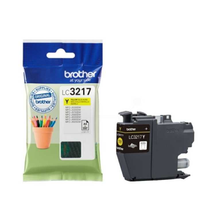 Brother LC3217Y Jaune Cartouche d'encre d'origine
