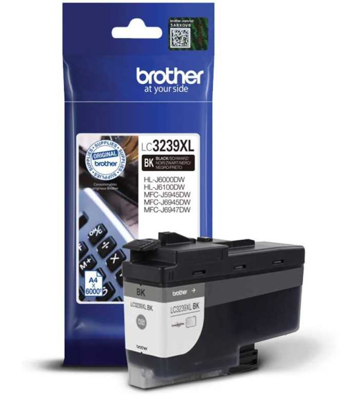 Brother LC3239XLBK Noir Cartouche d'encre d'origine