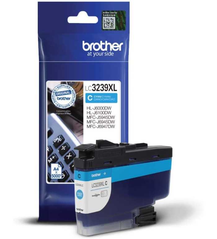 Brother LC3239XL-C Cyan Cartouche d'encre d'origine