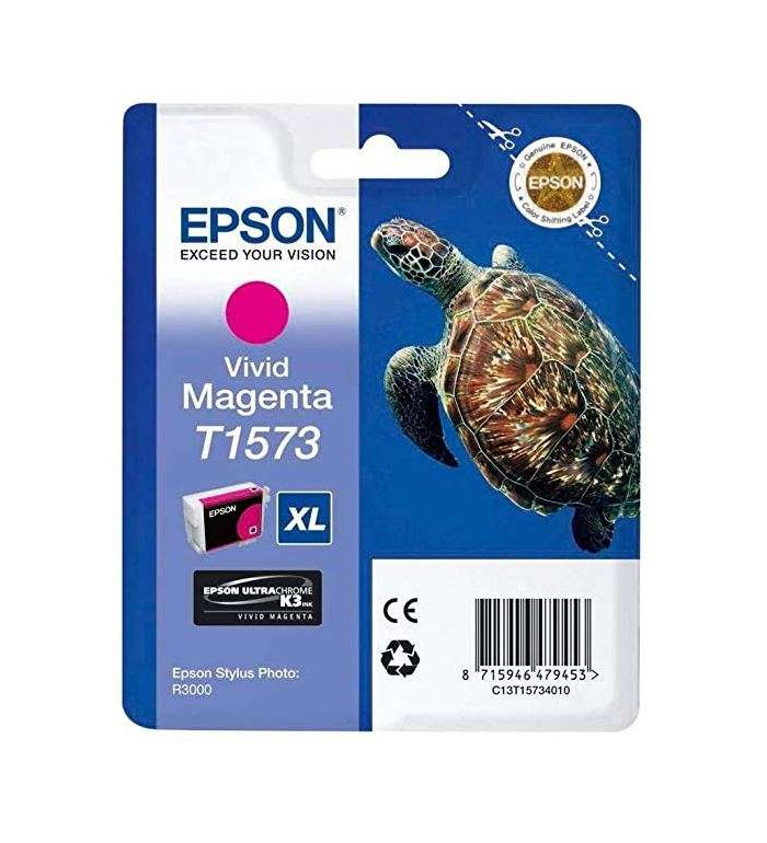 Epson T1573 Magenta Cartouche d'encre d'origine Epson T1573 Magenta Cartouche d'encre d'origine