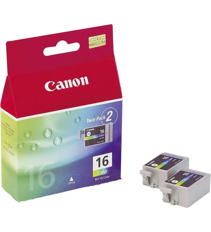 Canon bci-16 couleur Pack de 2 cartouches d'encre d'origine