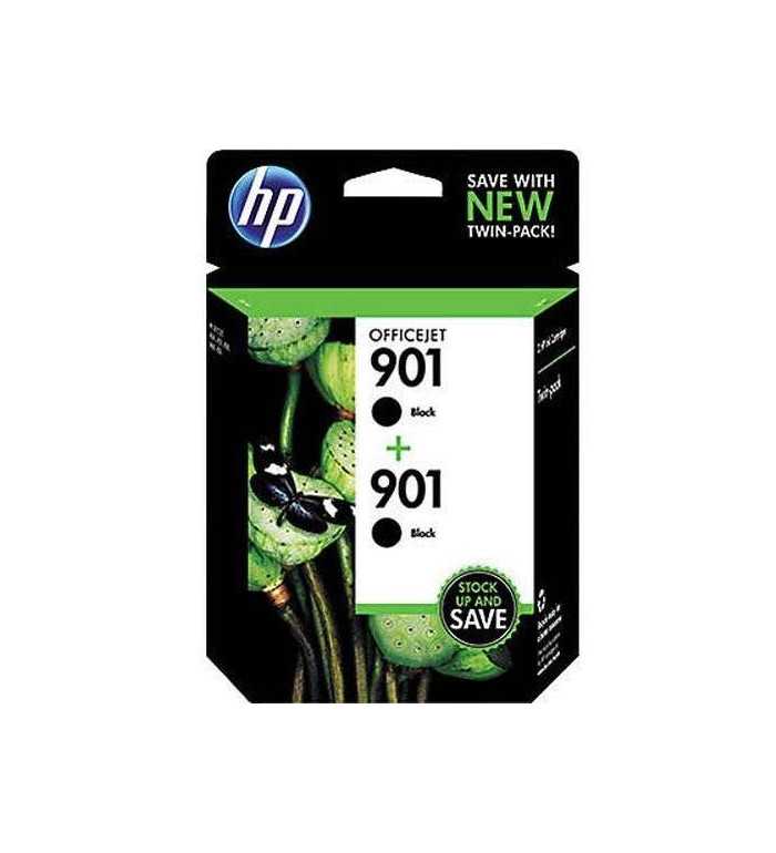 HP 901 noir Pack de 2 cartouches d'encre d'origine