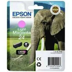 Epson 24 Magenta clair Éléphant Cartouche d'encre d'origine