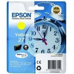 Epson 27 Jaune Réveil Cartouche d'encre d'origine