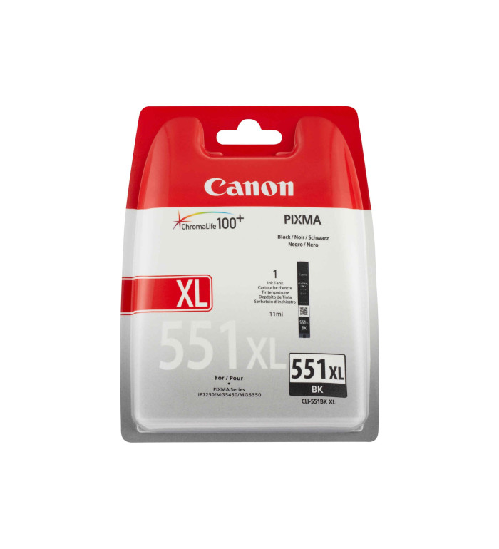 Canon CLI-551BK XL noir Cartouche d'encre d'origine