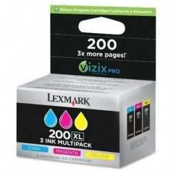 Lexmark 200XL couleur pack de 3 cartouches d'encre d'origine