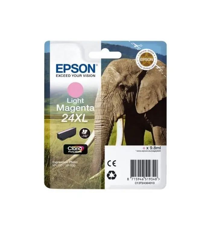 Epson 24XL magenta clair Cartouche d'encre d'origine